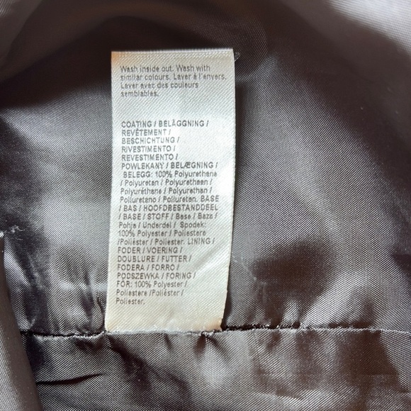 River Island Charcoal Faux Leather Mini Skirt with Button Accents - Picture 8 of 8